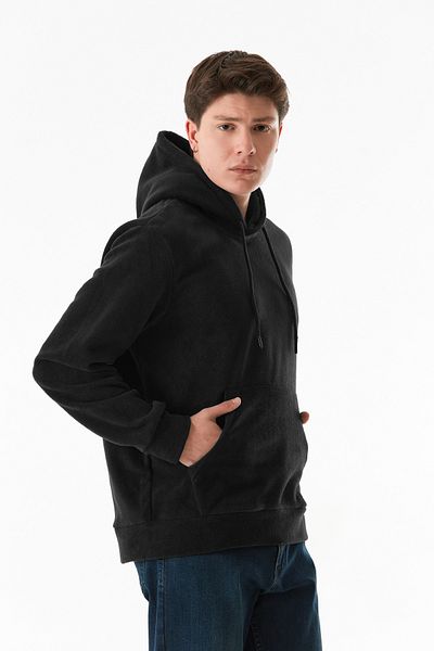 Fulla Moda Φούτερ Fleece με κουκούλα Kangaroo Pocket