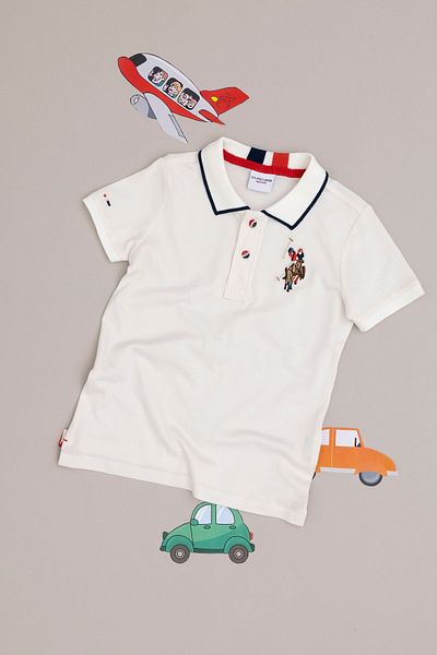 U.S. Polo Assn. Тениска с поло яка за момче 1792268