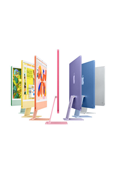 Apple 24" iMac Retina 4.5K display, Nano-texture M4 10‑core CPU and 10‑core GPU, 256GB SSD, 16GB - Gümüş