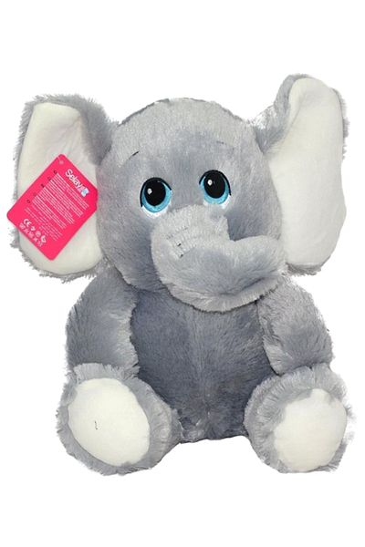 SELAY TOYS فيل جالس باللون الرمادي - موديل 3440