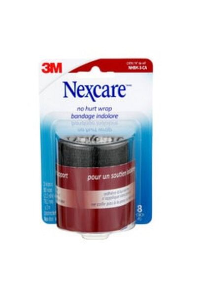 Nexcare لفافة بدون أذى 3*2.2 ياردة باللون الأسود