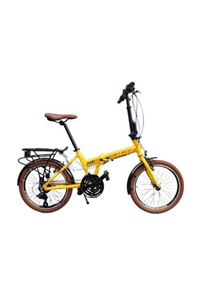 Carraro Flexi 121 V 20 Jant 21 Vites Katlanır Bisiklet (mat Sarı-siyah-bakır)...