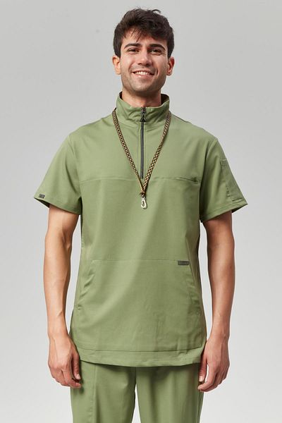Çatı Medikal Extreme Cool Man - Scrubs chirurgicale premium din Lycra bidirecțional pentru Doctori și Asistente (BĂRBAȚI), Yos