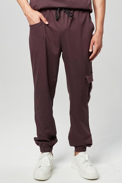 Çatı Medikal Extreme Cool Man - Premium Bluza Chirurgicală cu Două Fețe din Lycra pentru Doctori și Asistente (BĂRBAȚI), Mure