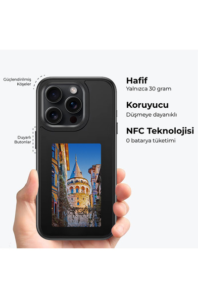 shop Nfc Kişiselleştirilebilir Iphone 14 Pro Akıllı Kılıfı