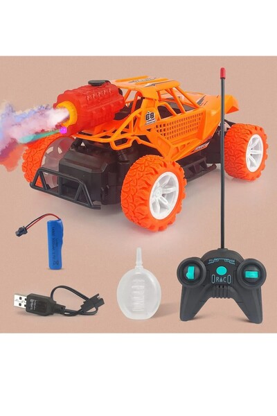Remote Control Rechargeable Smoke Extinguishing Toy Car, Smoke Extinguishing Controlled Car 20 Cm