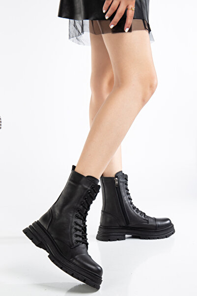 VENZA HAKİKİ DERİ TERMO TABAN POSTAL BOT DE CARLİO 5510