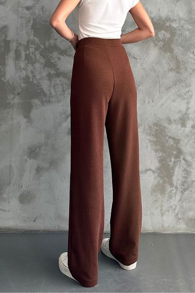 macharel jeans Women's New Season Lycra Double Pleated Palazzo Pants