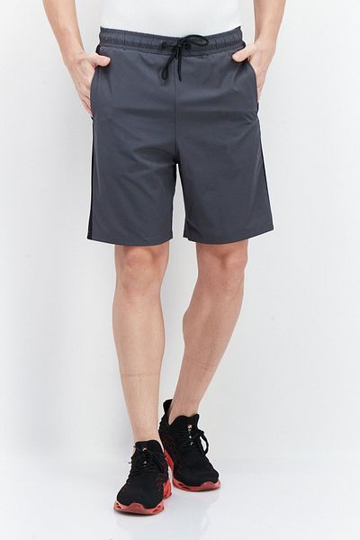 Tapout Men Sportswear Fit Training Shorts, Dark Grey