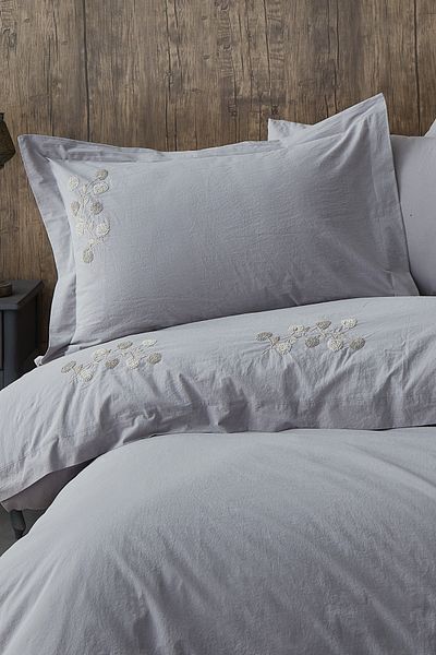 ZEBRACASA Myra Double Natural Duvet Cover Set