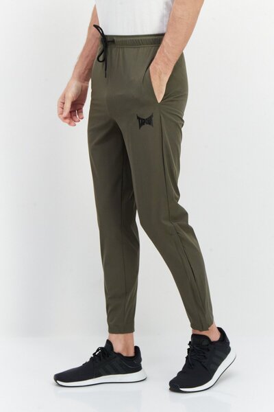 Tapout Men's Sportswear Fit Brand Logo Sweatpants, Olive