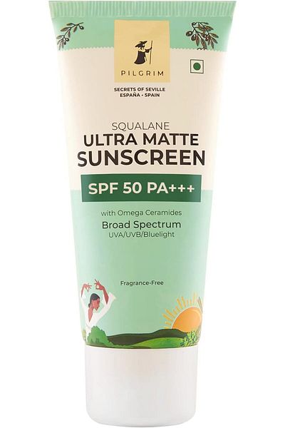 Pilgrim Squalane Ultra Matte Sunscreen SPF 50G