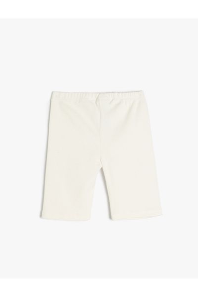 Koton 2-Piece Basic Cotton Short Leggings - Elastic Waist