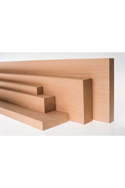iAhşap 5x5x25 cm Silinmiş (4 Adet) Kayın Kereste Ahşap Çıta