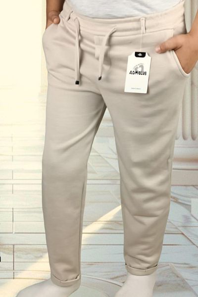 Bebbemix ADM 24016 Men's Jogger Pants - Elastic King Pique