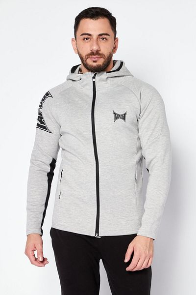 Tapout Men Sportswear Fit Long Sleeves Training Sweatshirt, Grey