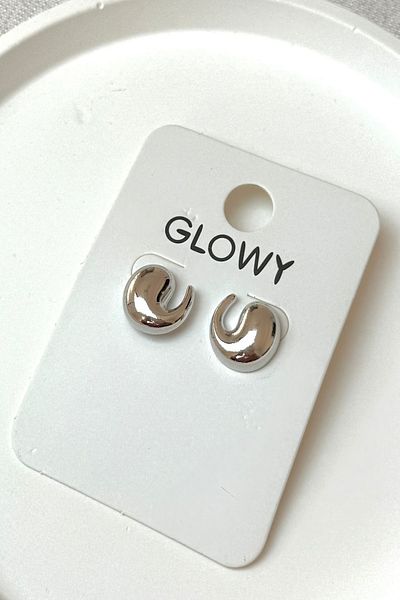 DEMOKAN Women's Earrings Crimp Drop 1.5cm Anti-Tarnish Earrings