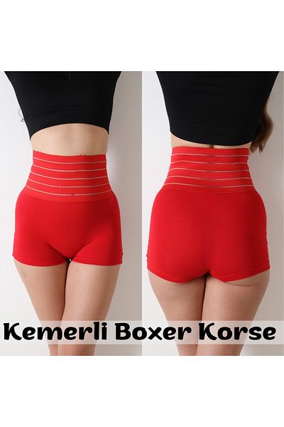 BELLİZZİ Women's Cotton Tightening Firming Belt Boxer Briefs Corset