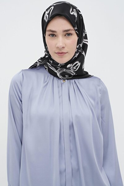 Tuğba Ters Gizli Patlı Pileli Gömlek - Mavi