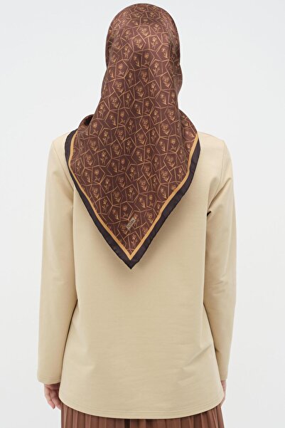 Tuğba Çiçek Nakışlı Örme Bluz - Bej