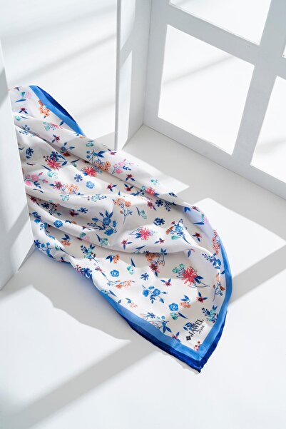 JAWEL Eșarfă moale cu model floral pentru femei cu imprimeu digital