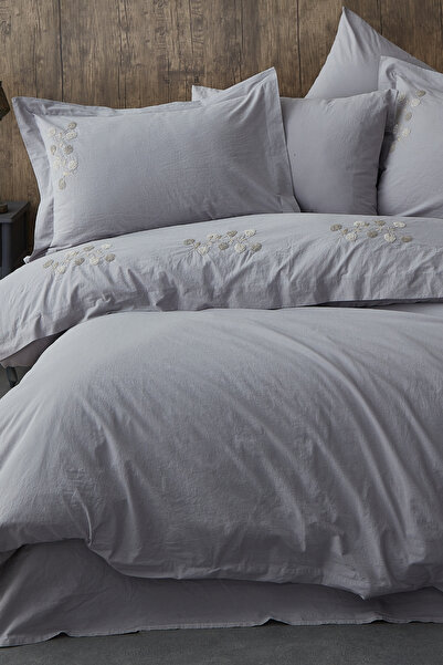 ZEBRACASA Myra Double Natural Duvet Cover Set