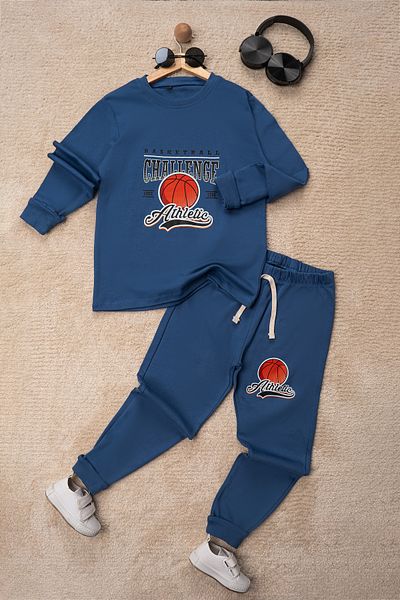 Mai Perla Set de trening pentru copii cu model de baschet