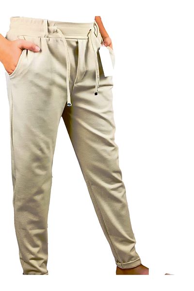 Bebbemix ADM 24016 Men's Jogger Pants - Elastic King Pique