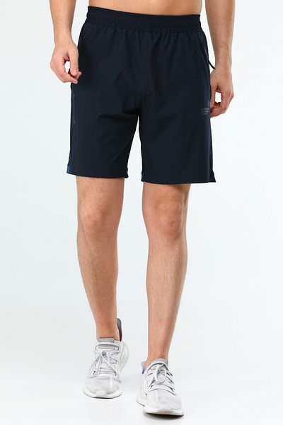 speedlife Ανδρικό κοντό σορτς Navy Blue Regular Straight Lycra XE0278