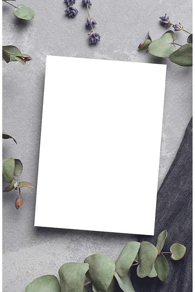 Grdall A5 Size Unprinted Memo Pad and Note Holder - 4 Pieces Notepad with Glue