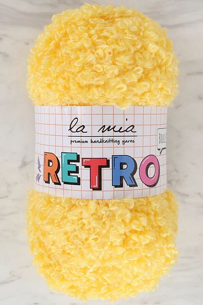 La Mia Yarn La Mia RETRO Κίτρινο Πλεκτό Σχοινί - LM0210