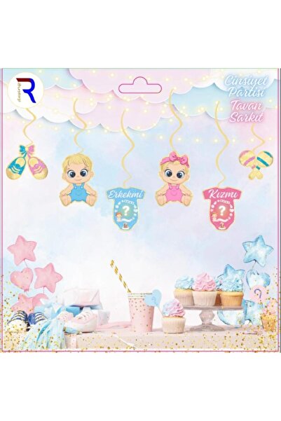 TATLI GÜNLER 6’LI CİNSİYET PARTİSİ TAVAN SARKIT SÜSÜ