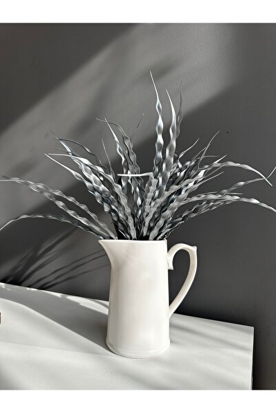 Luvienn Yapay Gümüş Deniz Yosunu-Yapay Gümüş  Vazo Aranjman Ara Malzemesi-Vaz...