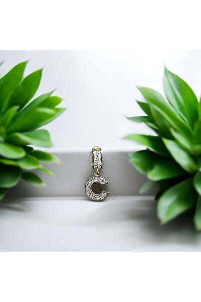 Mello Kuyumculuk 14 Ayar Altın Charm C Kolye Ucu