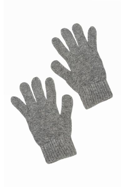 Lumos Trade Unisex Knitwear - Standard Gray Gloves, Ankle Elastic Fingers Snow