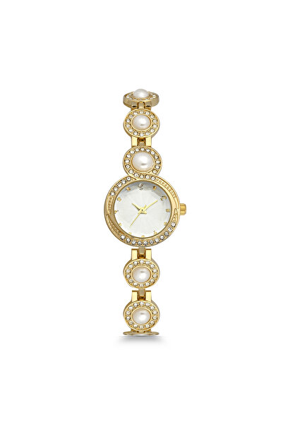 Forentina Gold Metal İncili Kol Saati PS3897