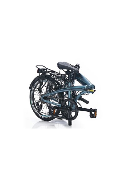 Carraro Flexi 106 20 Jant Katlanabilir Bisiklet Lime Yeşil Siyah Kırmızı