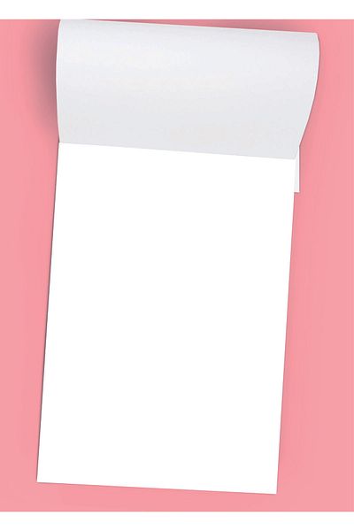 Grdall 3 Pieces A5 Size - Unprinted Memo Pad and Note Holder Set