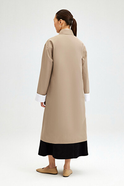 Touché Privé TRENCH COAT WITH CUFF DETAIL