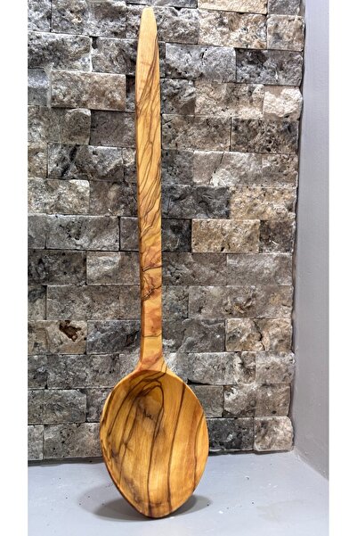 ARİN MODA ARİN HOMTEKS Zeytin Ağaçından El yapımı 1 Parça Tahta Kaşık DOLDURMA KAŞIĞI (g: 8 cm u: 32 cm )