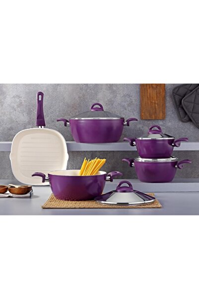 ARSELON Kitchen-pro 9 Parça Seramik Tencere Set