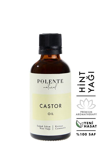Polente Natural Cold Pressed Castor Oil - 50 ml