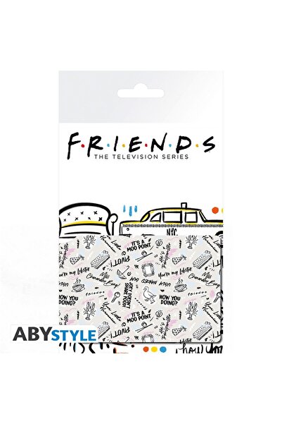 ABYstyle Θήκη Καρτών FRIENDS με Σχέδιο Doodle - Πορτοφόλι Θήκη Καρτών Friends