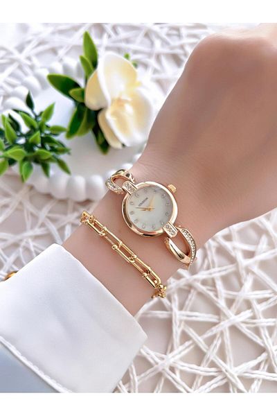 Coliseum Special Design Vintage Series Women's Wrist Watch+ Bracelet Gift Cl8454.M1