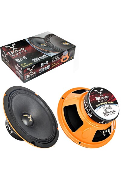 MELFSHOP BRAVE BR-8 Oto Midrange 20cm 200 Watt 2 Adet