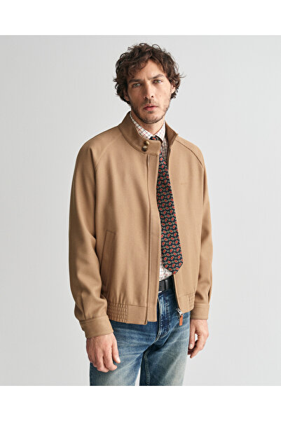 Gant Erkek Kahverengi Dik Yaka Ceket