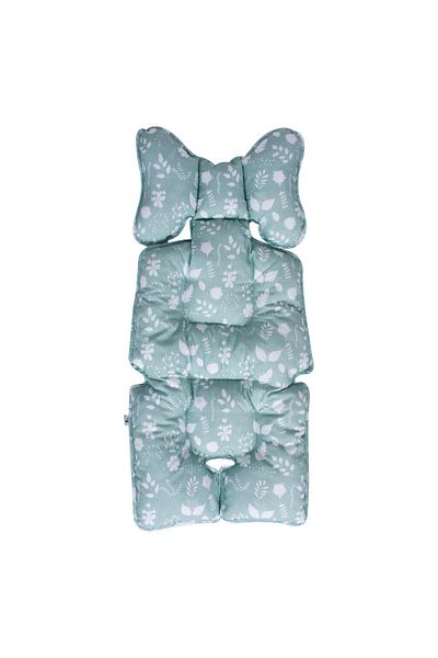 Sevi Bebe Art-8376 Model Leaf Patterned Stroller and Car Seat Cushion