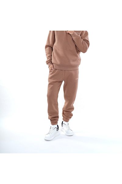 Butik TREND BIZ Φόρμα Unisex με ελαστική μέση και πόδι με στάμπα