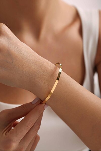 Bayar Gold 14 Ayar Altın Kibrit Çöpü Bilezik