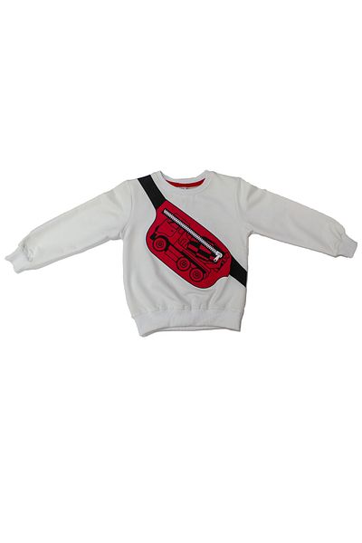 CNS Concept Red White Waist Bag Print Tracksuit Tk.